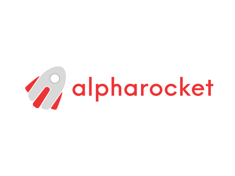 WIP Concept Alpharocket concept wip work in progress hypercompact launch logo brand sketch a rocket alpha