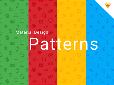 Material Design Icons Patterns