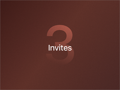 3x Invite Giveaway