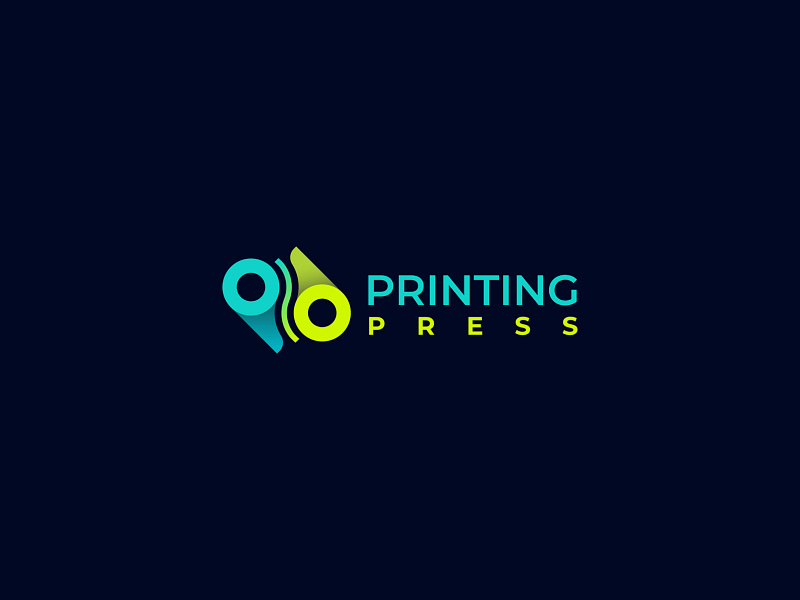 Printing Press logo by Velibor on Dribbble