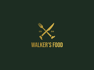 Walker's food logo branding design graphic design logo vector