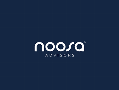 Noosa logo branding design graphic design logo typography vector