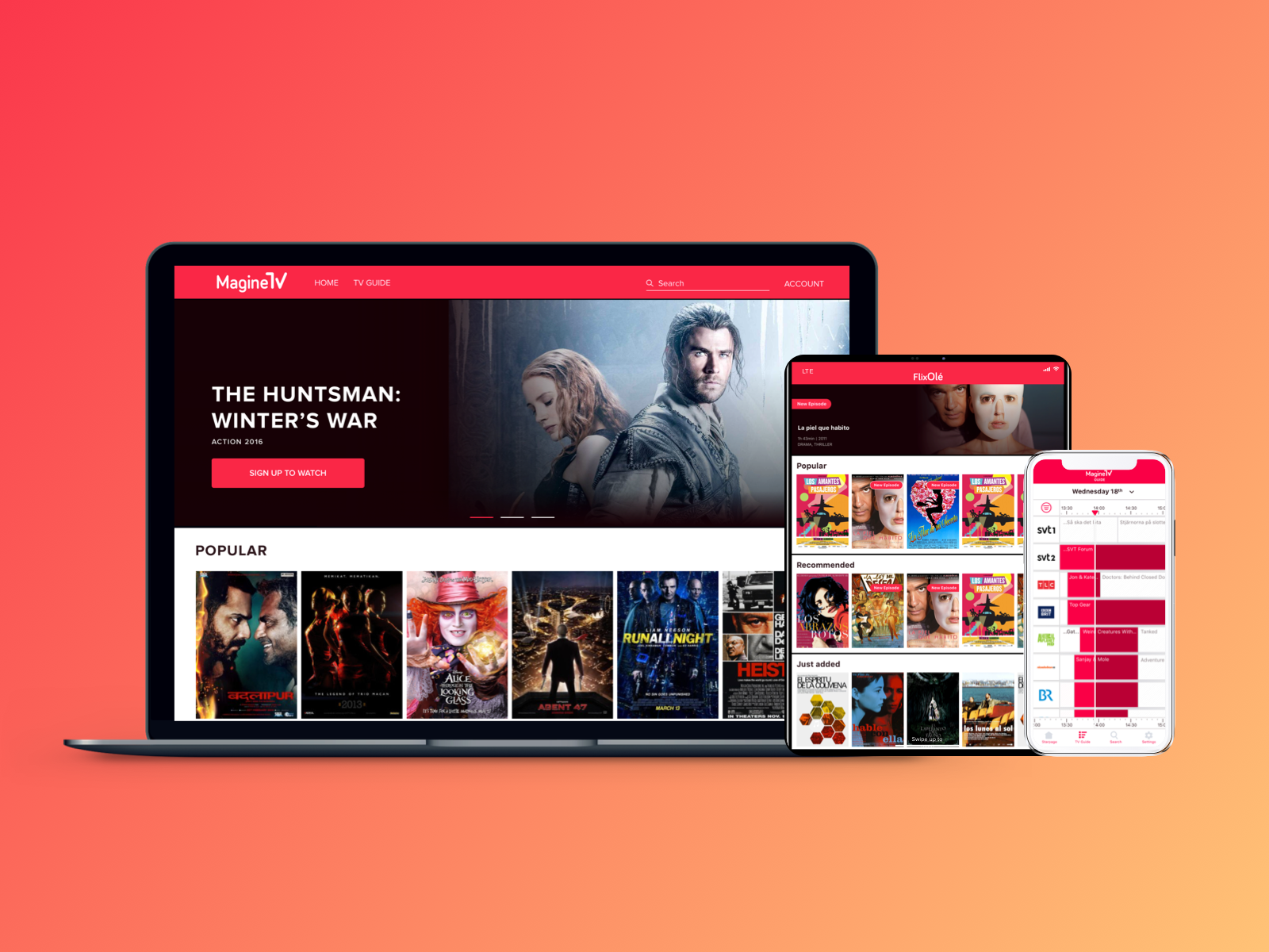 Streaming app for TV and Movies by Melinda Dinh on Dribbble