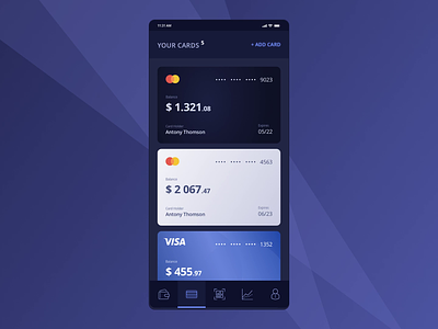 Online Banking App animation app banking design fintech mobile ui ux