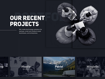 Landing Page for Design Agency