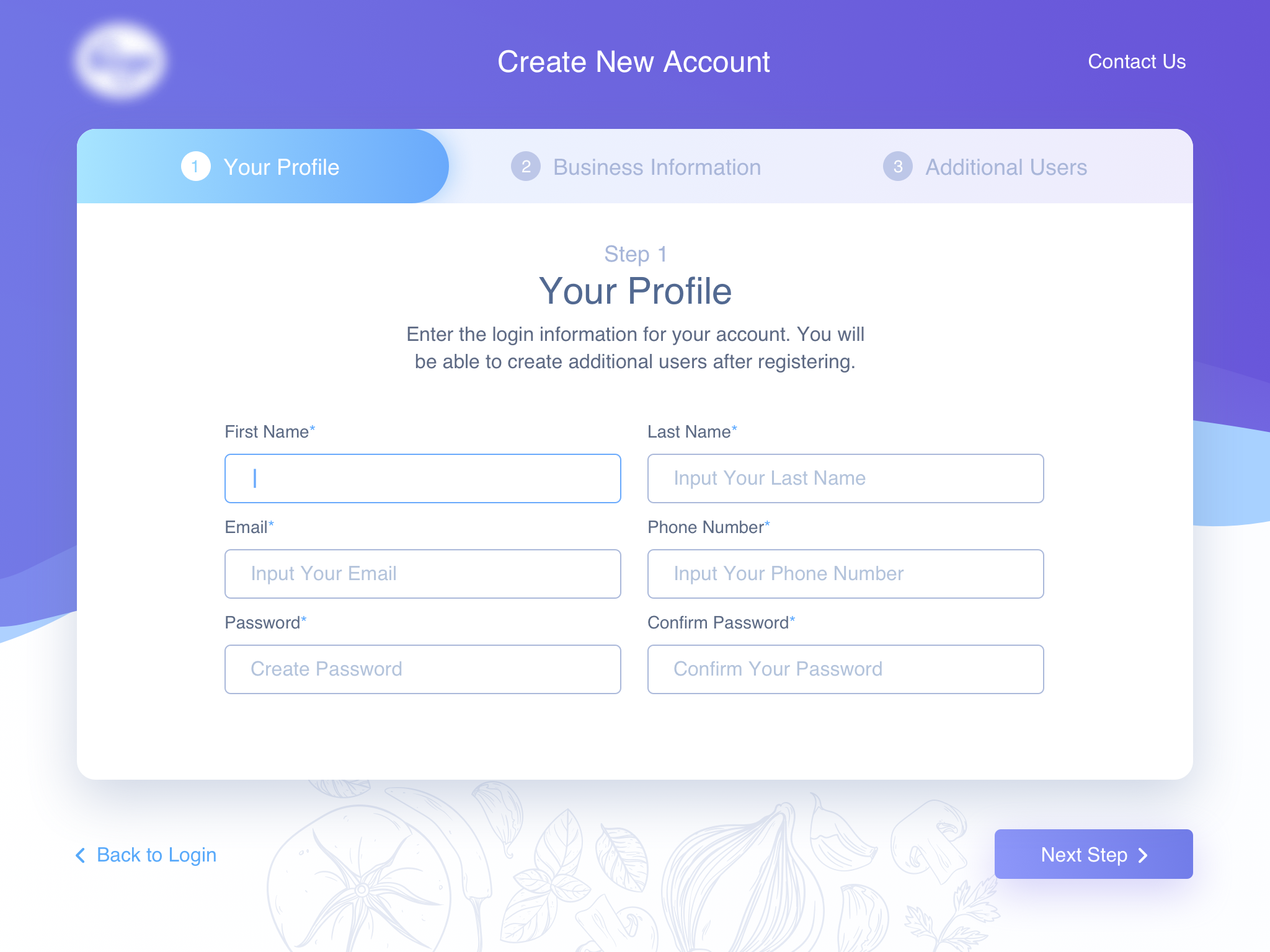 Registration Form by Ivan Poddubchenko for QU'ARTE design on Dribbble