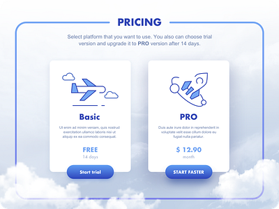 Pricing #DailyUI day #030 030 dailyui design price pricing pricing page trial ui ux web