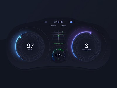 Car Interface #DailyUI #day034