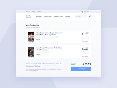 Shopping Cart #DailyUI #day058