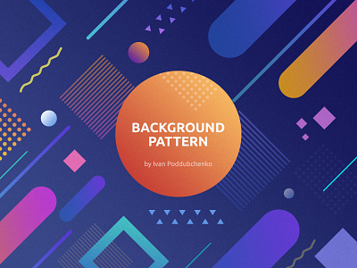 Background Pattern #DailyUI #day059 059 background background pattern colorful dailyui design pattern shapes ui ux