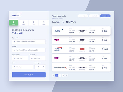Flight Search #DailyUI #day068 068 app booking challenge dailyui design flight flight booking flight search interface search searching ui ux web