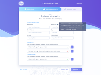 CREATE ACCOUNT STEP/FORM #DailyUI #day082 082 account create account dailyui design form interface registration registration form sign up ui ux web