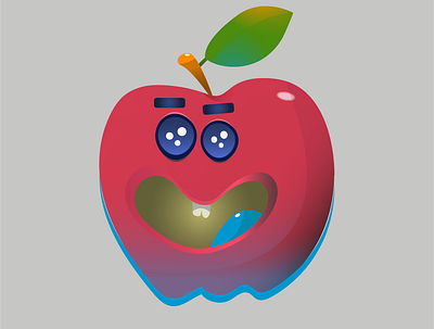 An apple design graphic design illustration vector