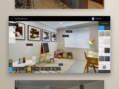 Home Builder - Select your house specs home builder interior design selection studio ux uxui web webdesign