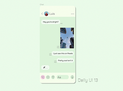 Direct Messaging dailyui graphic design ui ux