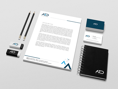 ATD Branding Identity branding design identity identity branding illustration letterheads logo print print design visiting card