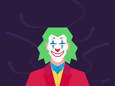Put on a happy face actor arthur character design illustration joaquin phoenix joker joker movie smile vector