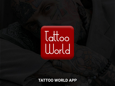 Tattoo World App app branding design graphic graphic design illustration logo mobile ui