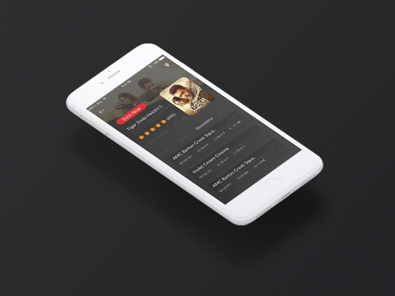 New Movie Screen Design Showcase by Anil Thummar on Dribbble