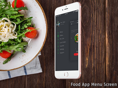 New Food App Menu Screen Design Showcase app design food graphic mobile mobileapp ui
