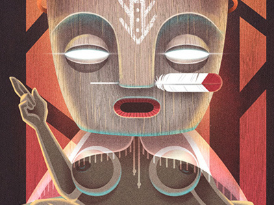 album cover - frente bolivarista (detail) album cover alchemy as above so below feather goddess mask mystery native tribal tropical