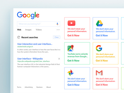 Google redesign - Just a new thought