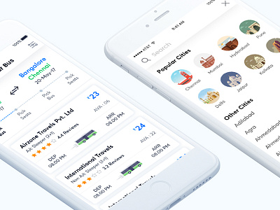 Bus ticket app bala ux booking bus clean design minimal mobile mobile app ticket ui ux white