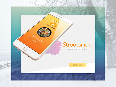 Streetsmart App app booking colourful delivery food ios reviews street streetfood ui ux