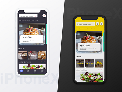 #4 Restro App design home ios minimal restaurant app restro