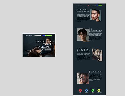 SEMIBOLD modern UI website aestetic animation classic figma graphic design modern typo ui