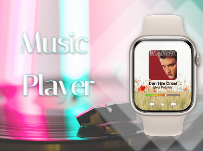 Watch Music Player 009 applewatch dailyui dailyuichallange musicplayer