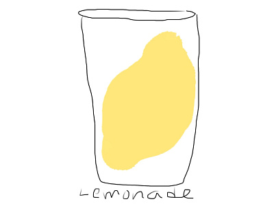 Lemonade art color design drawings fruit fun graphic design ill illustration lemon summer yellow