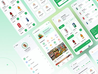 Waicart Grocery IOS App android appdesign branding design farmers grocery grocery shopping illustration ios logo market organic uiux vegetables