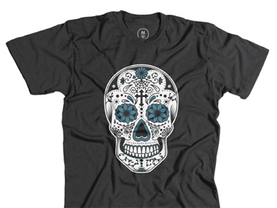 Day of the Dead on Cotton Bureau design illustration skull tshirt