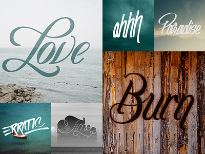 Word. lettering personal project typography