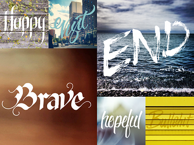 Word. the Finale lettering personal project typography