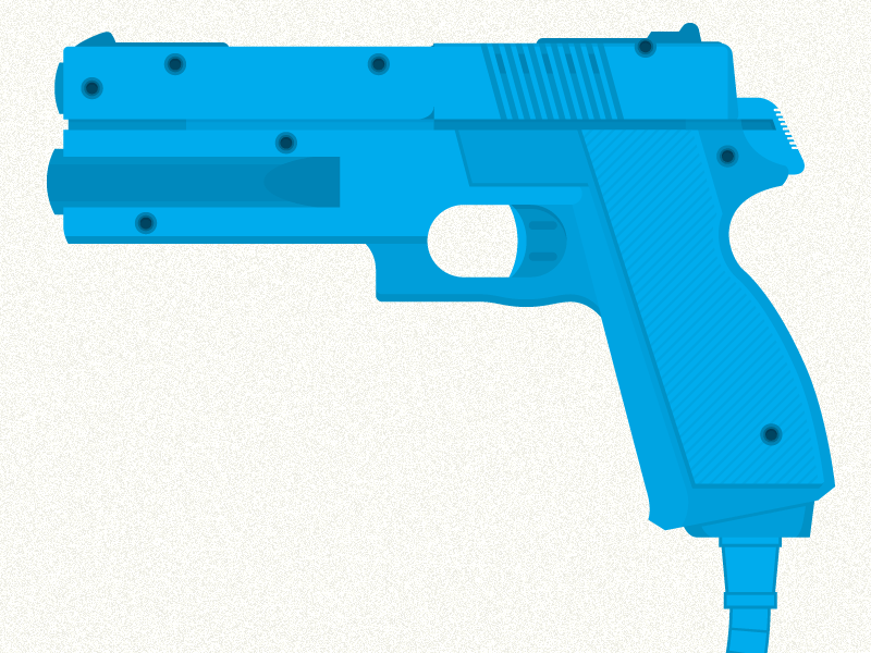 Time Crisis gun illustration