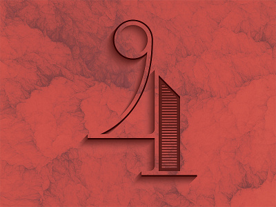 Good Ole Number 4 illustration typography