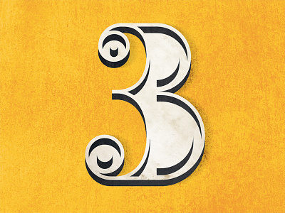 3...Is the Magic Number illustration typography