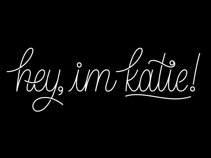 Hey, I'm Katie! by Adé Hogue on Dribbble