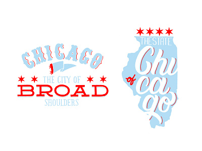 Chicago chicago handdrawn lettering typography