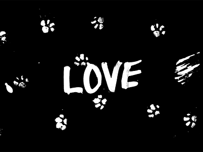 Puppy Love design lettering typography