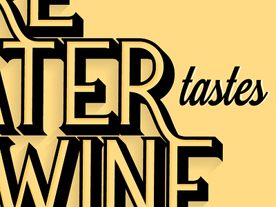 Tasty design lettering typography vector