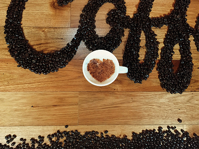 I Love Coff- coffee food food type lettering typography