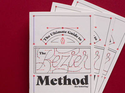 The Ultimate Guide to the Bézier Method (for lettering)! design lettering script typography vector zine