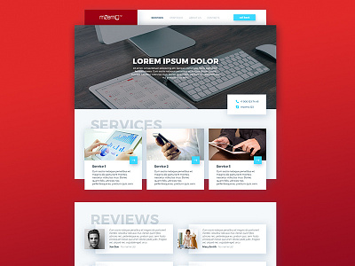 Landing page