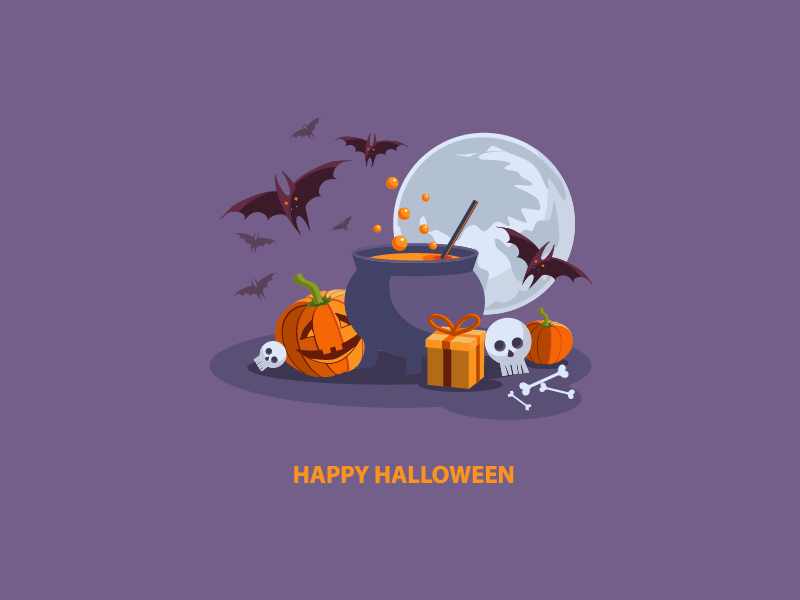 Waiting for Halloween by Olga Ryzhychenko on Dribbble