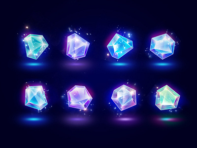 Crystal icons