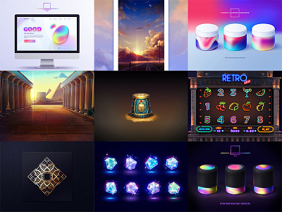 My Dribbble 9 Best Shots of 2017! art best dribbble shot cg game