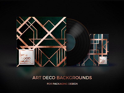 Art Deco Backgrounds art deco geometric geometry gold invitation ornament packagine pattern set vector vintage wedding